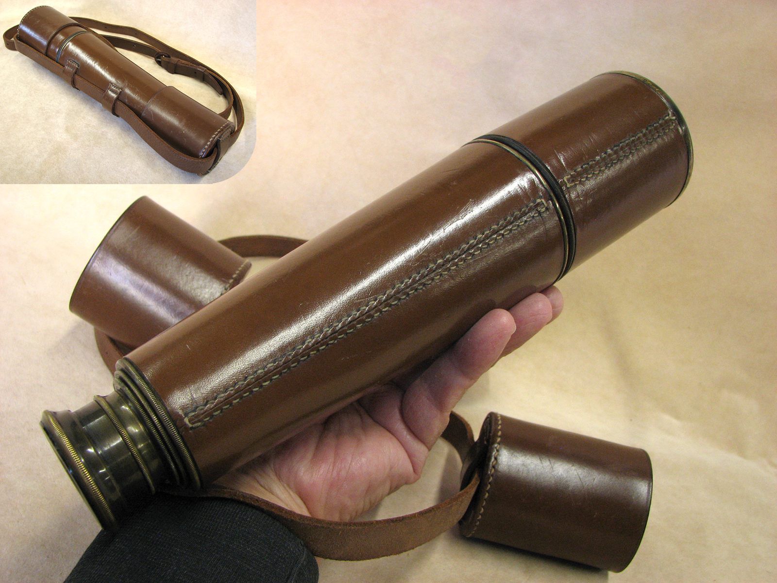 Broadhurst Clarkson 3 draw Pancratic Tourist model field telescope to 40x magnification